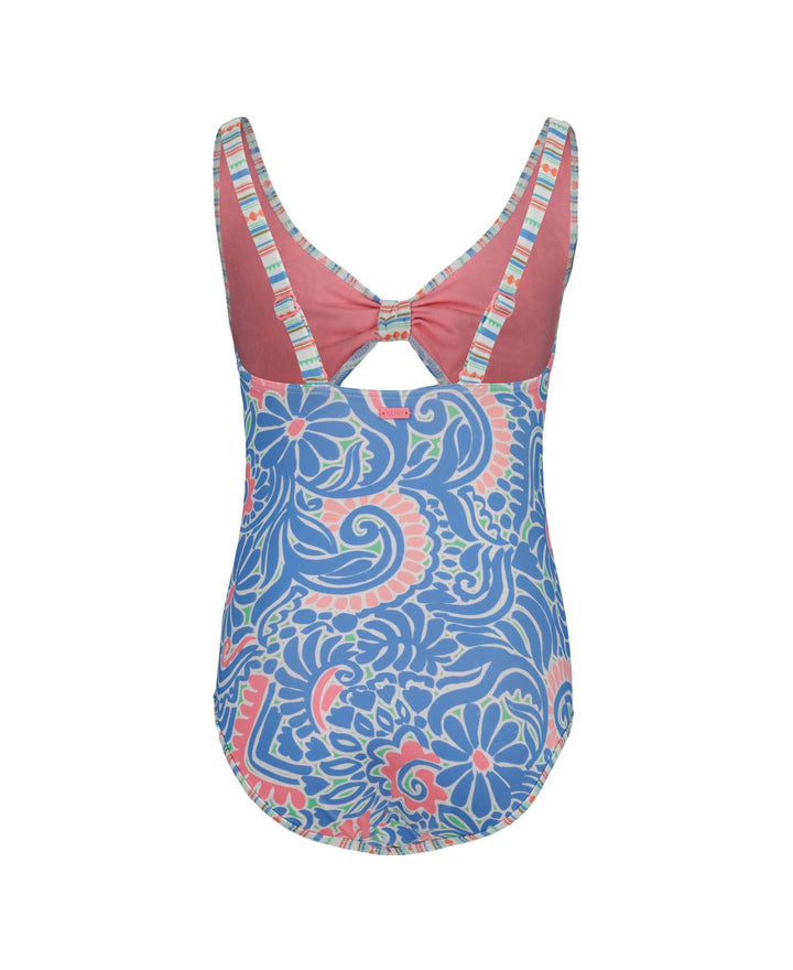 Roxy Cascais One-Piece (Youth) | Silver Lake Blue