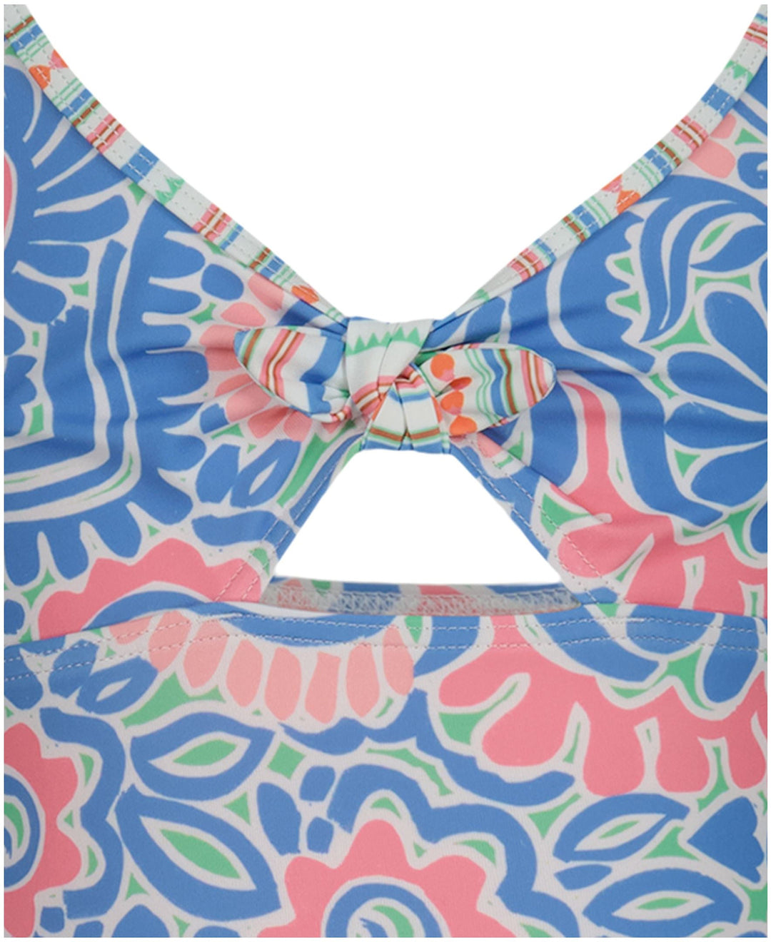 Roxy Cascais One-Piece (Youth) | Silver Lake Blue