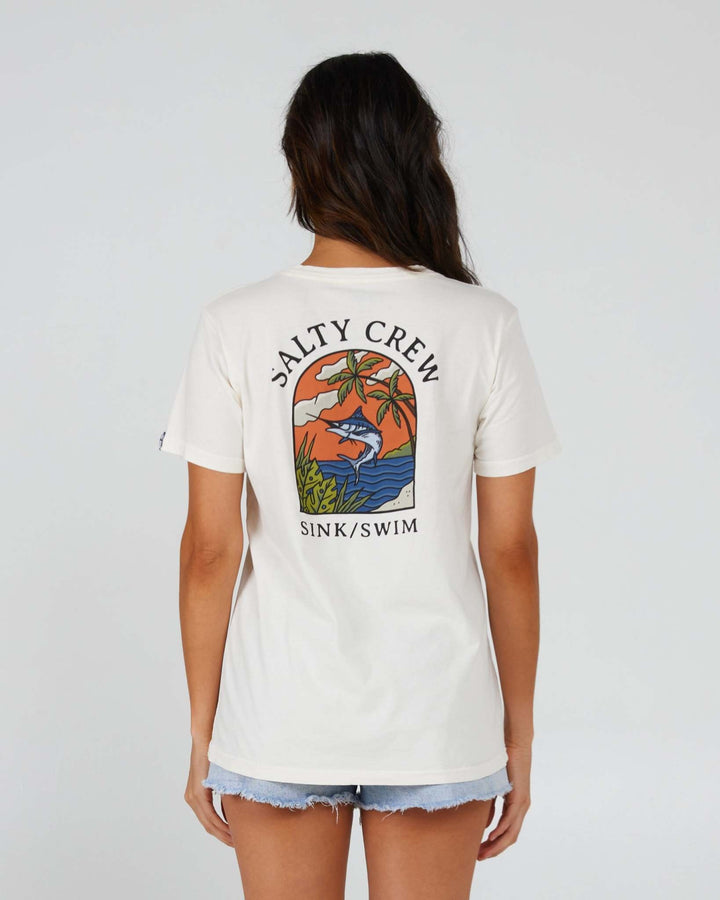Salty Crew Sail Away Boyfriend Tee (Women&
