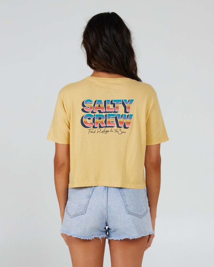 Salty Crew Summertime Crop Tee (Women&