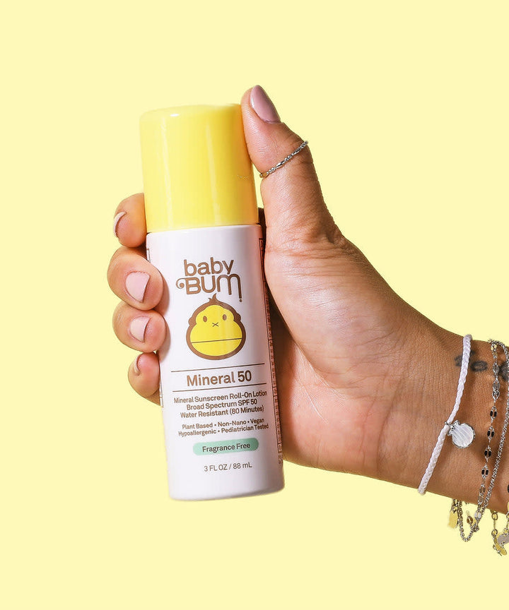 Sun Bum Baby Bum Spf 50 Sunscreen Roll-On Lotion 3 OZ