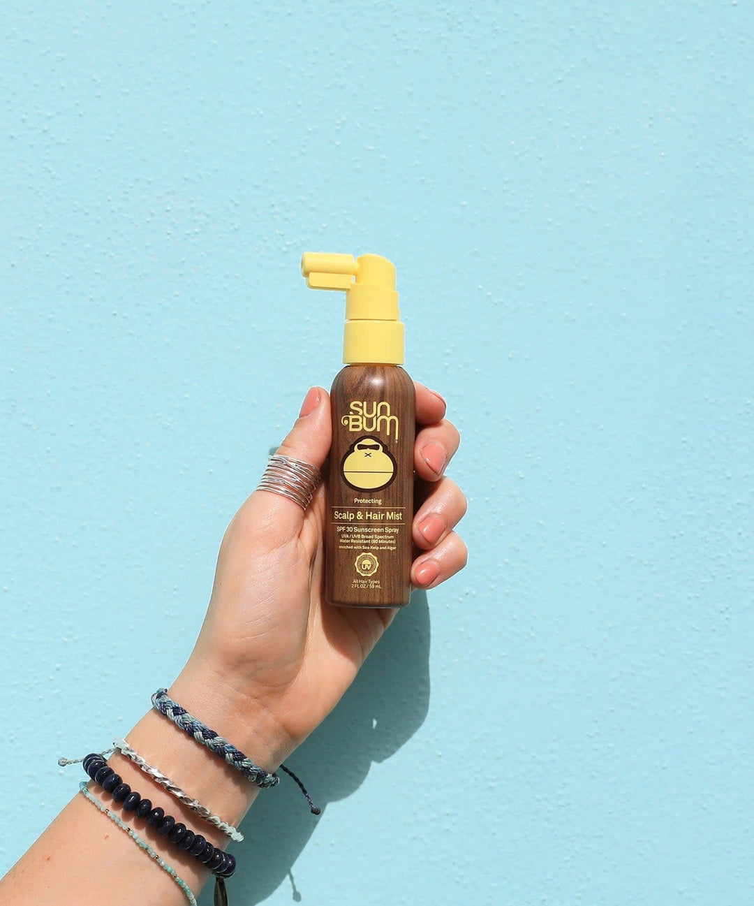 Sun Bum Scalp &amp; Hair Mist Spf 30 Sunscreen Spray 2 OZ