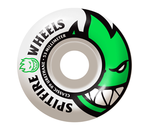 Spitfire 99D Bighead Wheels | White/Green
