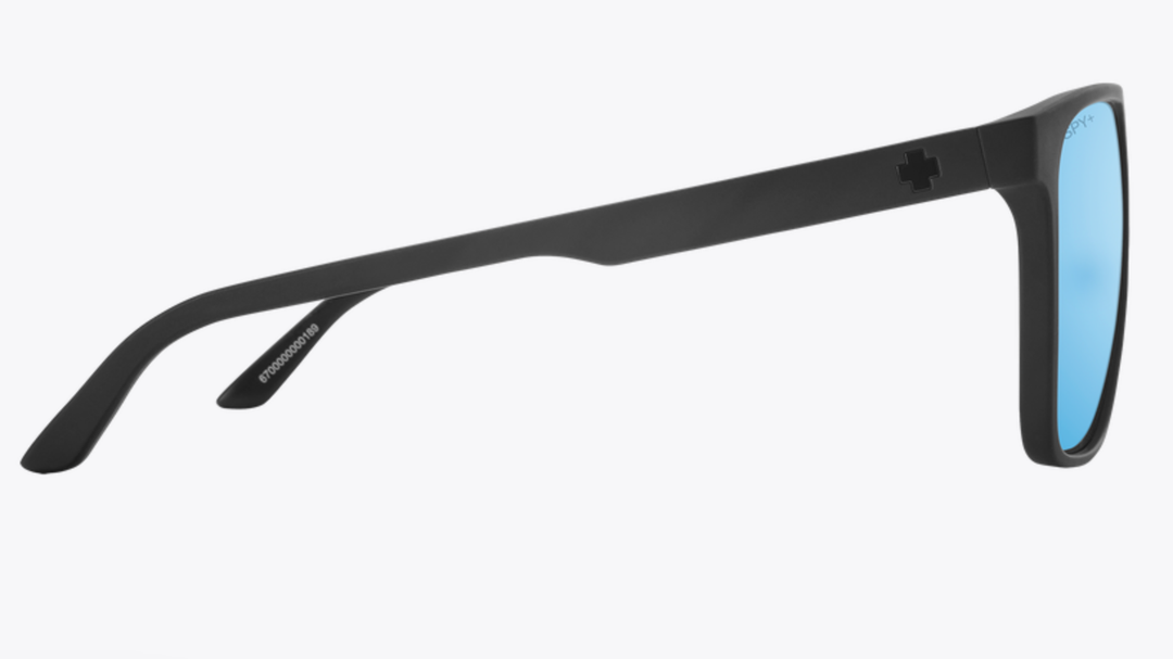 Spy Czar Matte Black | Happy Boost Polarized Ice Blue Mirror