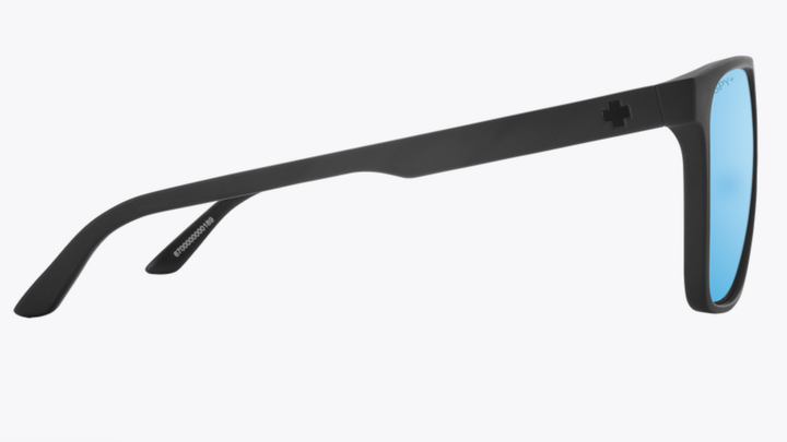 Spy Czar Matte Black | Happy Boost Polarized Ice Blue Mirror