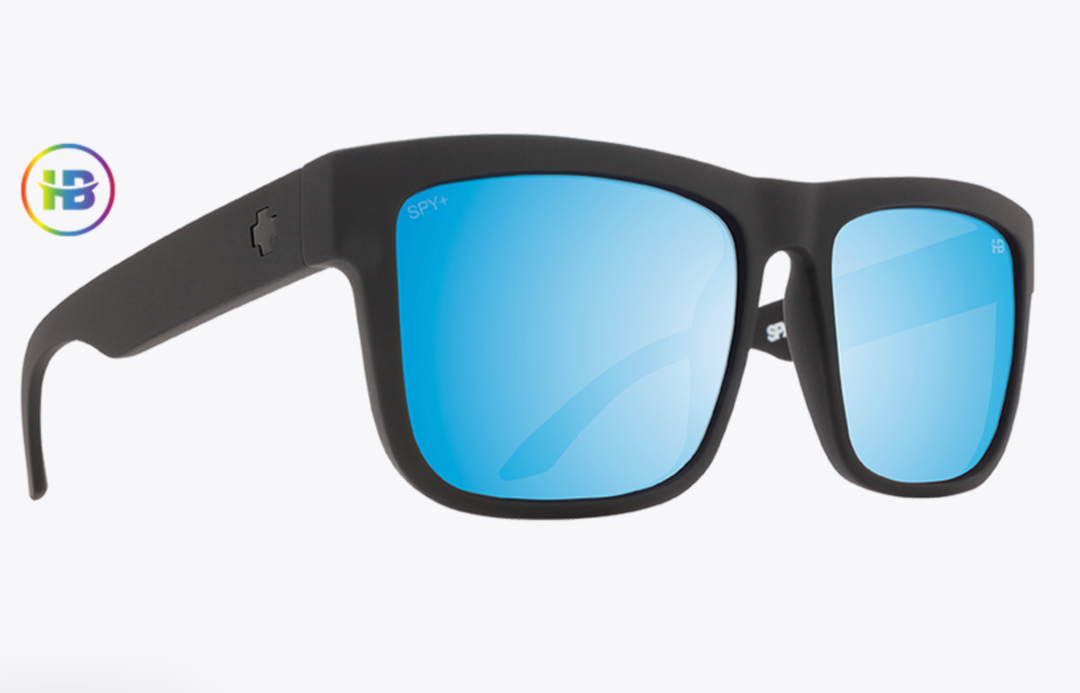 Spy Discord Matte Black | Happy Boost Bronze Polar Ice Blue Spectra Mirror