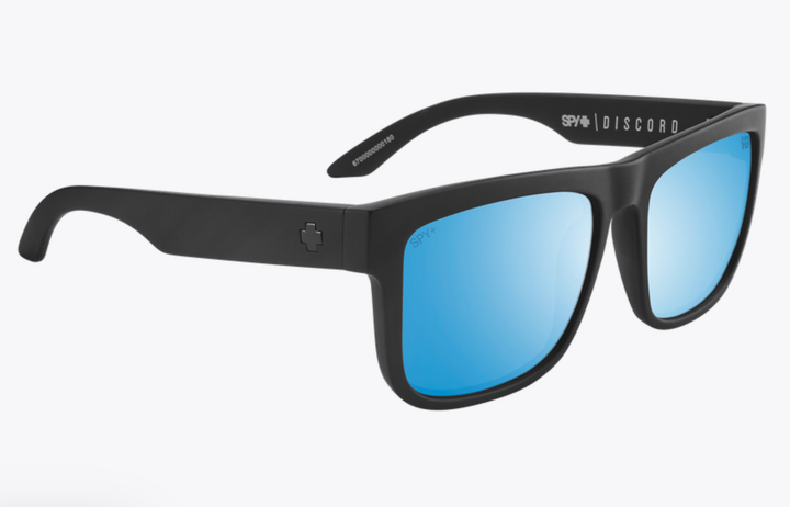 Spy Discord Matte Black | Happy Boost Bronze Polar Ice Blue Spectra Mirror