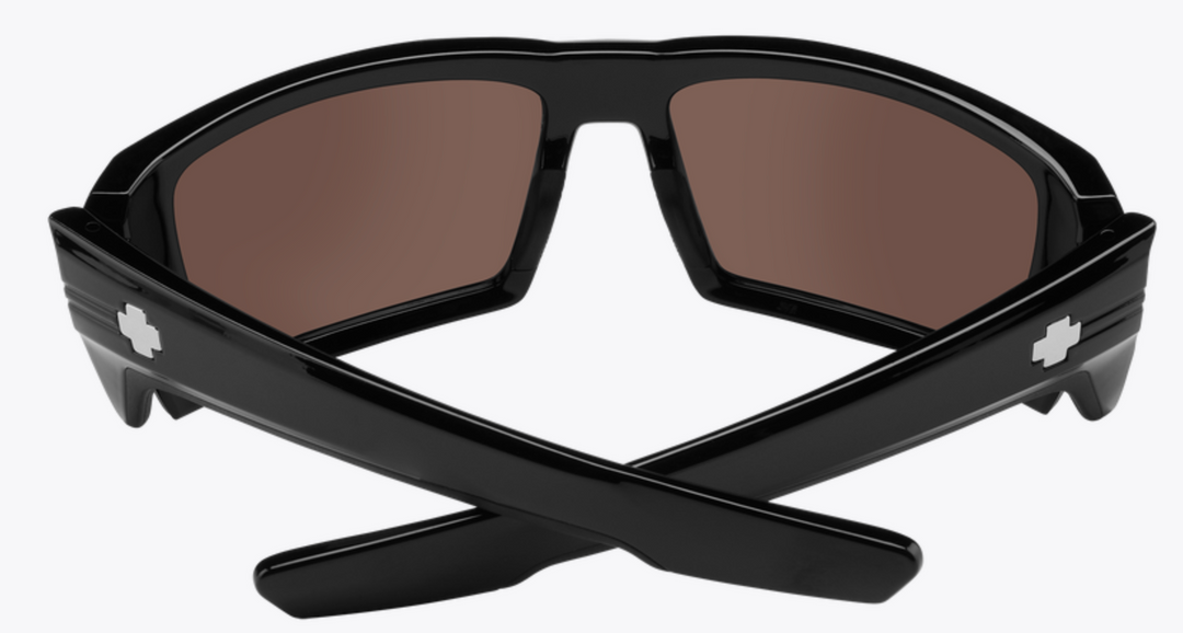 Spy Rebar ANSI Black | Happy Bronze Platinum Spectra Mirror