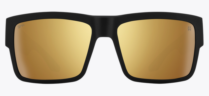 Spy Cyrus Club Midnite Soft Matte Black | Happy Bronze Gold Spectra Mirror