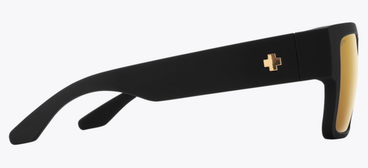 Spy Cyrus Club Midnite Soft Matte Black | Happy Bronze Gold Spectra Mirror