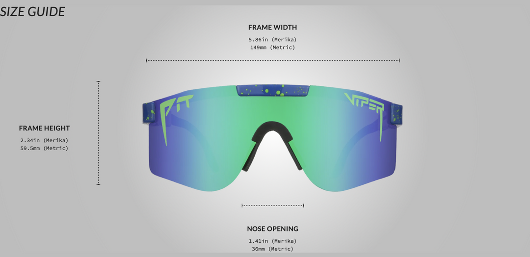 Pit Viper The Original Wide Polarized | The Leonardo
