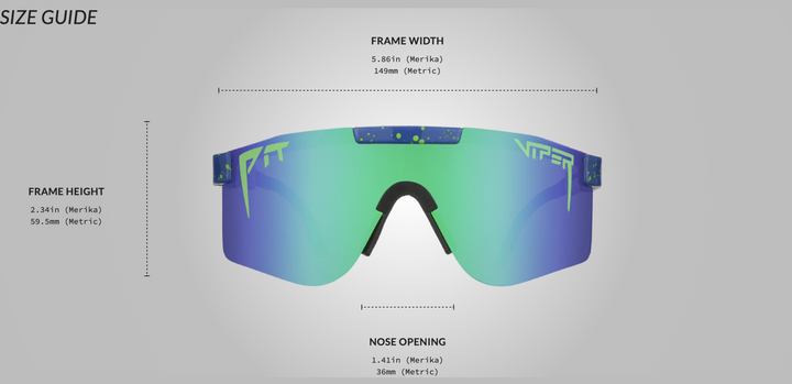 Pit Viper The Original Wide Polarized | The Leonardo