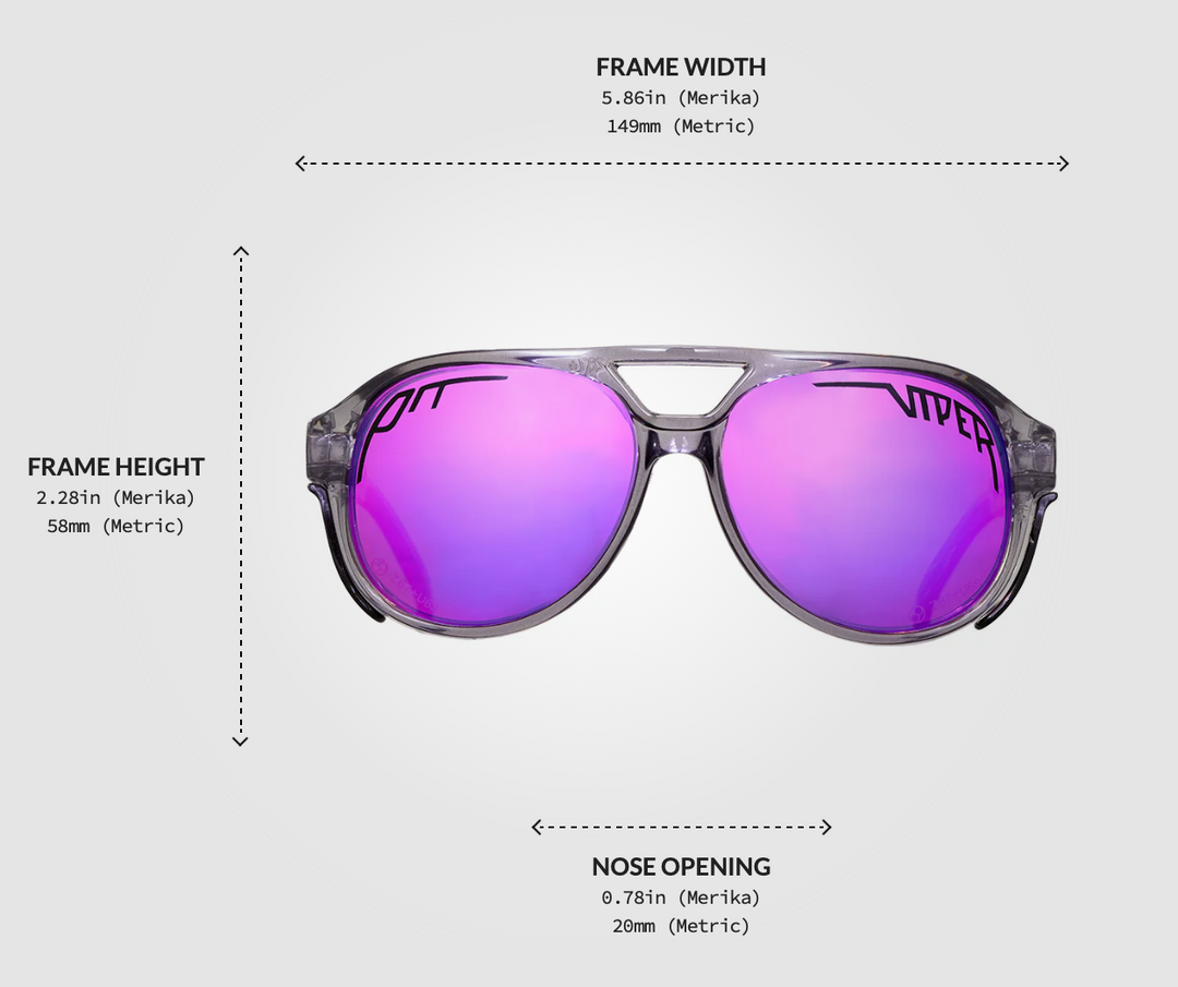 Pit Viper The Smoke Show Exciters | Polarized Z87+ Purple