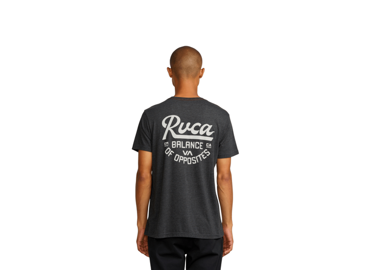 RVCA Script Sealed Short Sleeve Tee (Men&