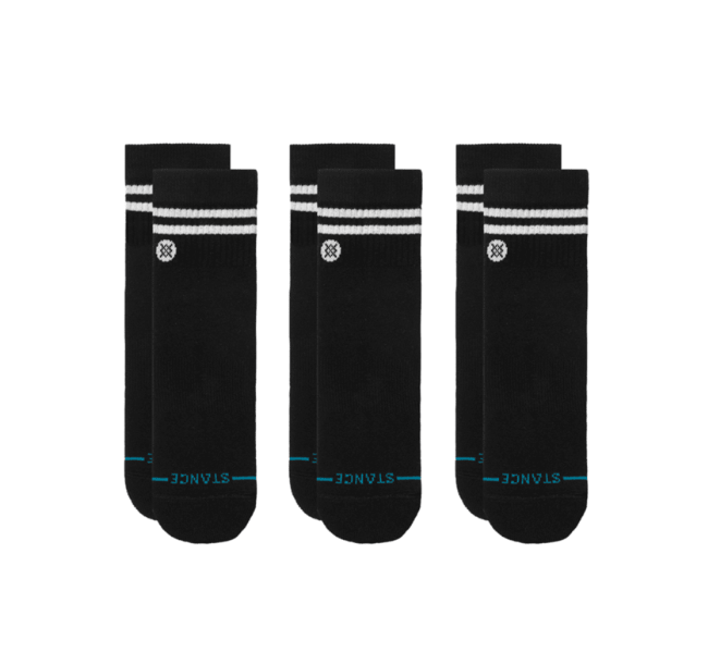 Stance Core Quarter-6Pk (Unisex) | Black