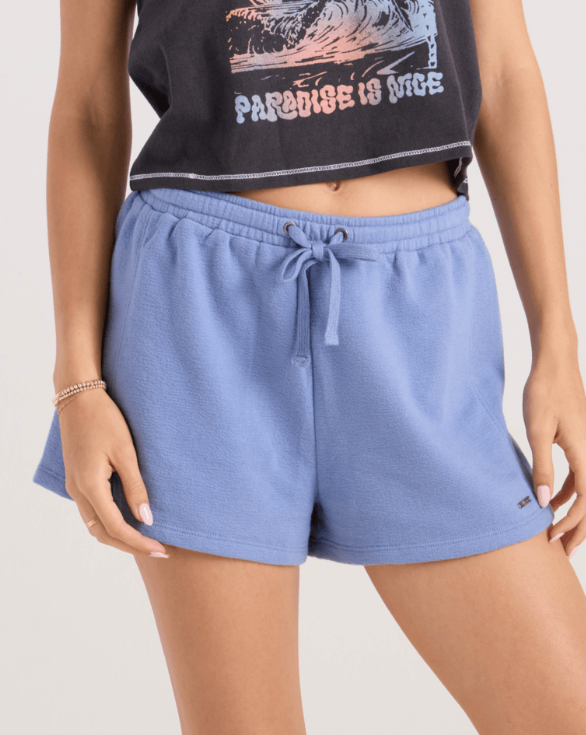 Volcom Lived In Fleece Short (Womens) | Horizon Blue