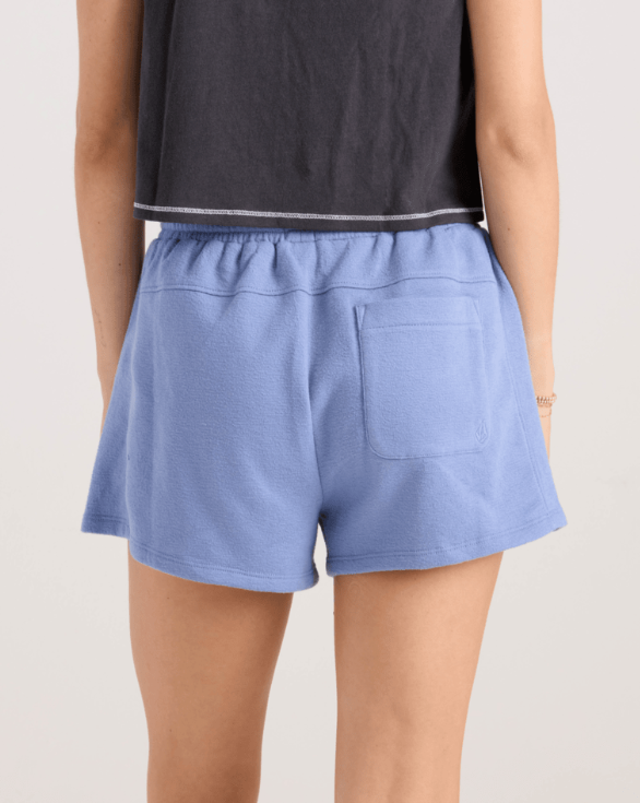 Volcom Lived In Fleece Short (Womens) | Horizon Blue