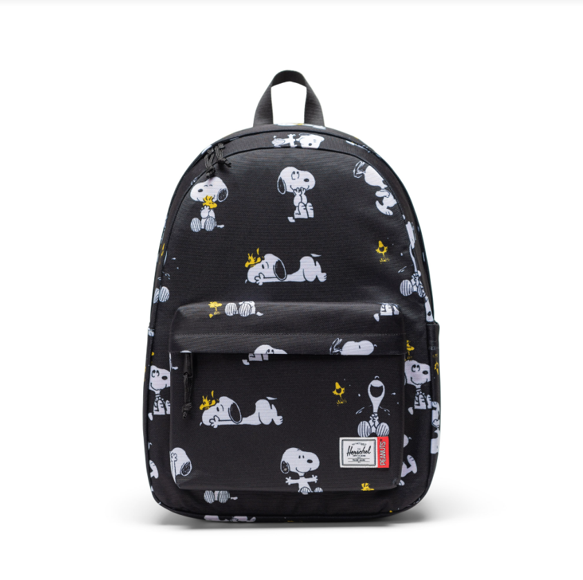 Herschel Peanuts Classic Backpack | Snoopy And Woodstock Black