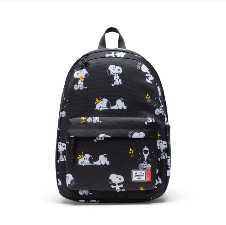 Herschel Peanuts Classic Backpack | Snoopy And Woodstock Black