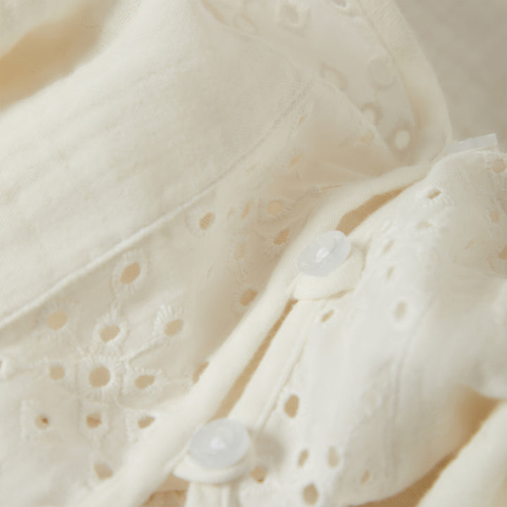 Brixton Seaside Eyelet Top (Womens) | Off White Eyelet