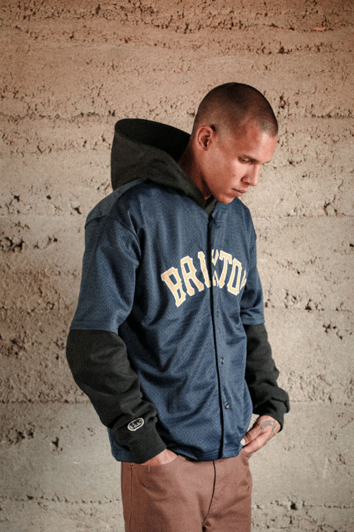 Brixton The Brixton Mesh Baseball Jersey Tee (Men&