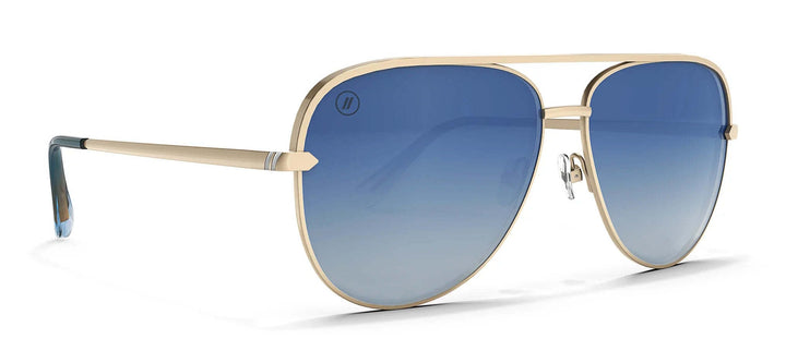 Blenders Shadow Matte Gold | Blue Grad Polarized