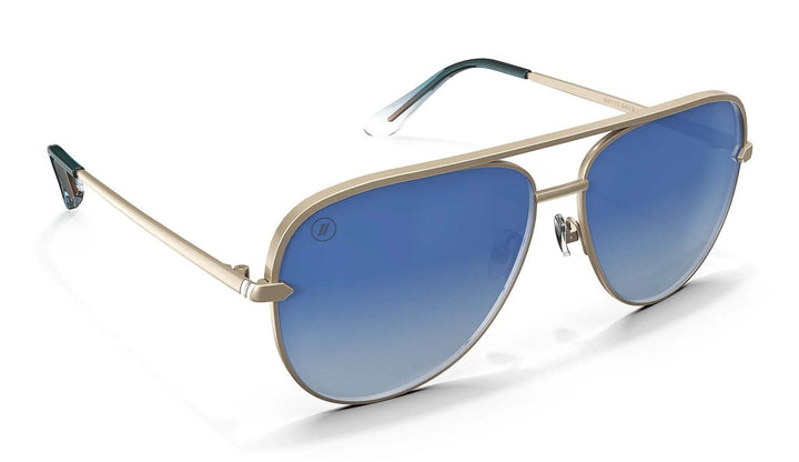 Blenders Shadow Matte Gold | Blue Grad Polarized