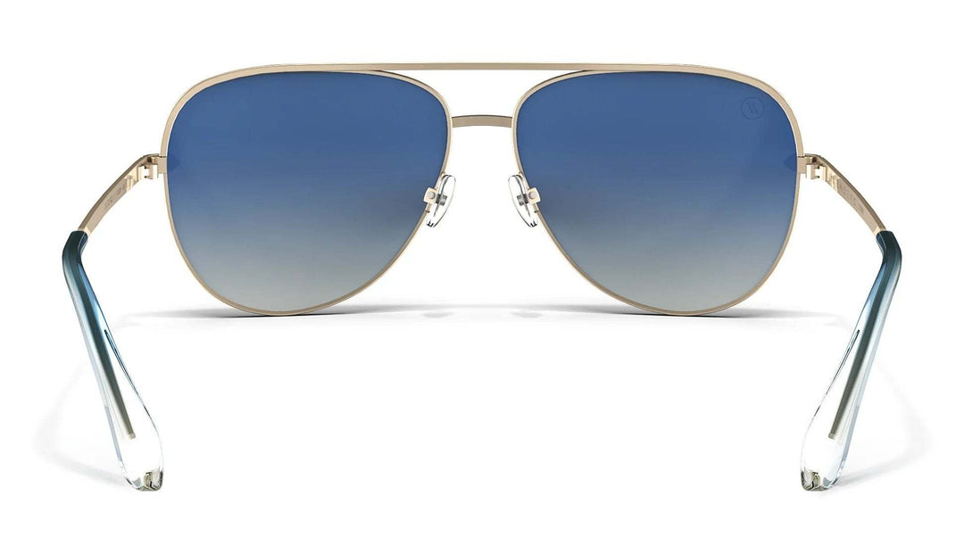 Blenders Shadow Matte Gold | Blue Grad Polarized