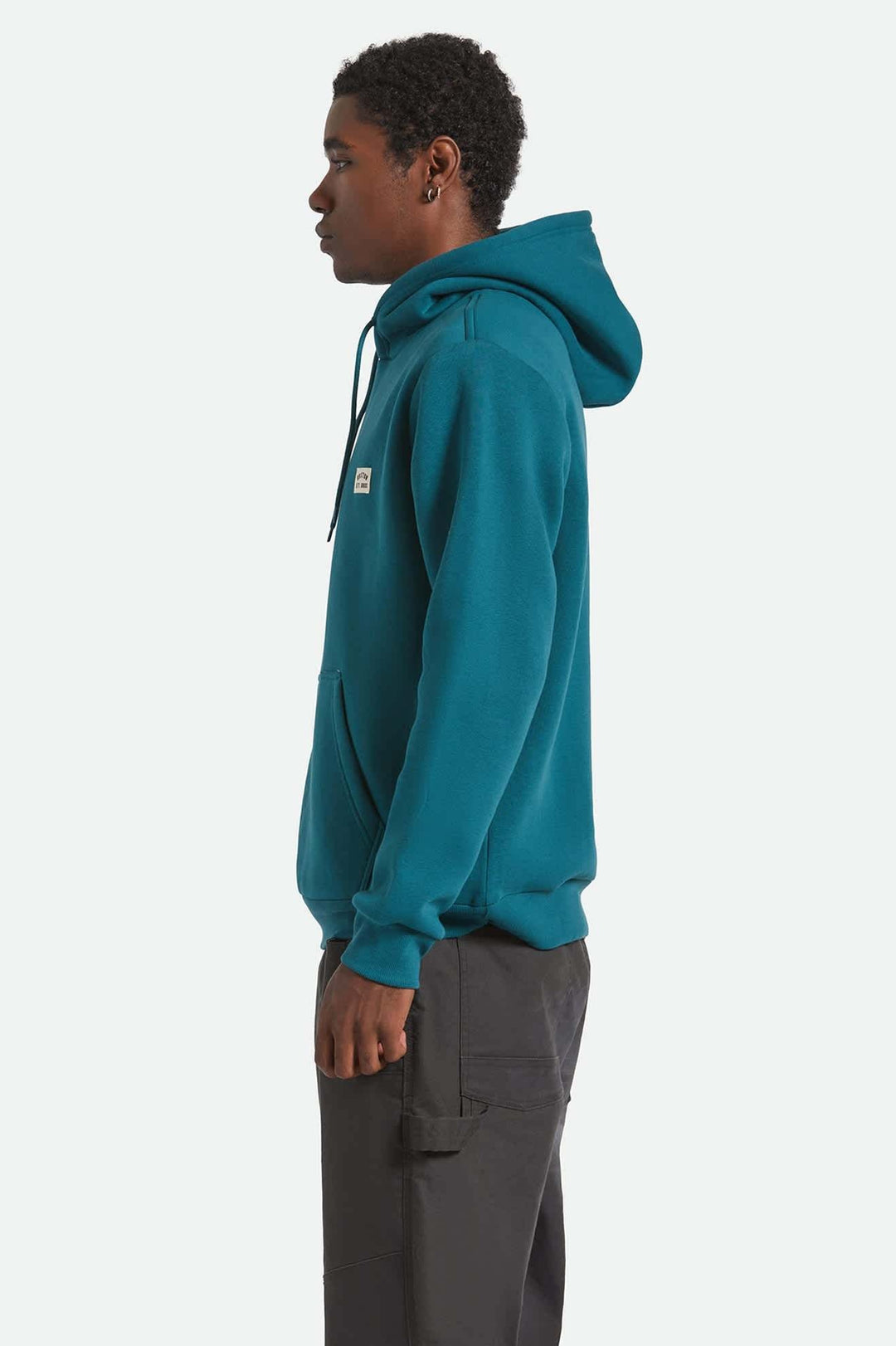 Brixton Woodburn Label Hoodie (Men&