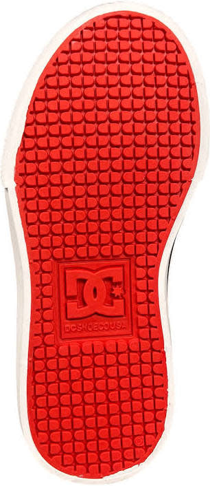 DC Pure Hi Top EV Youth Shoes | Grey/Black/Red
