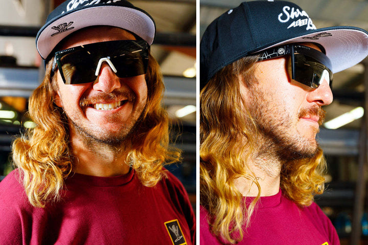 Heatwave Lazer Face Shreddy Crack White Polarized