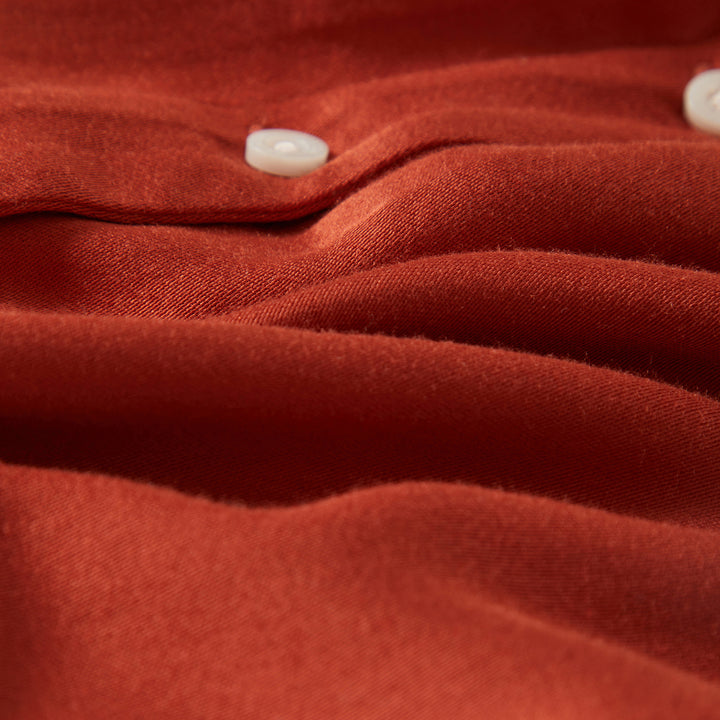 Brixton Silky S/S Bowling Button Down (Womens) | Burnt Brick