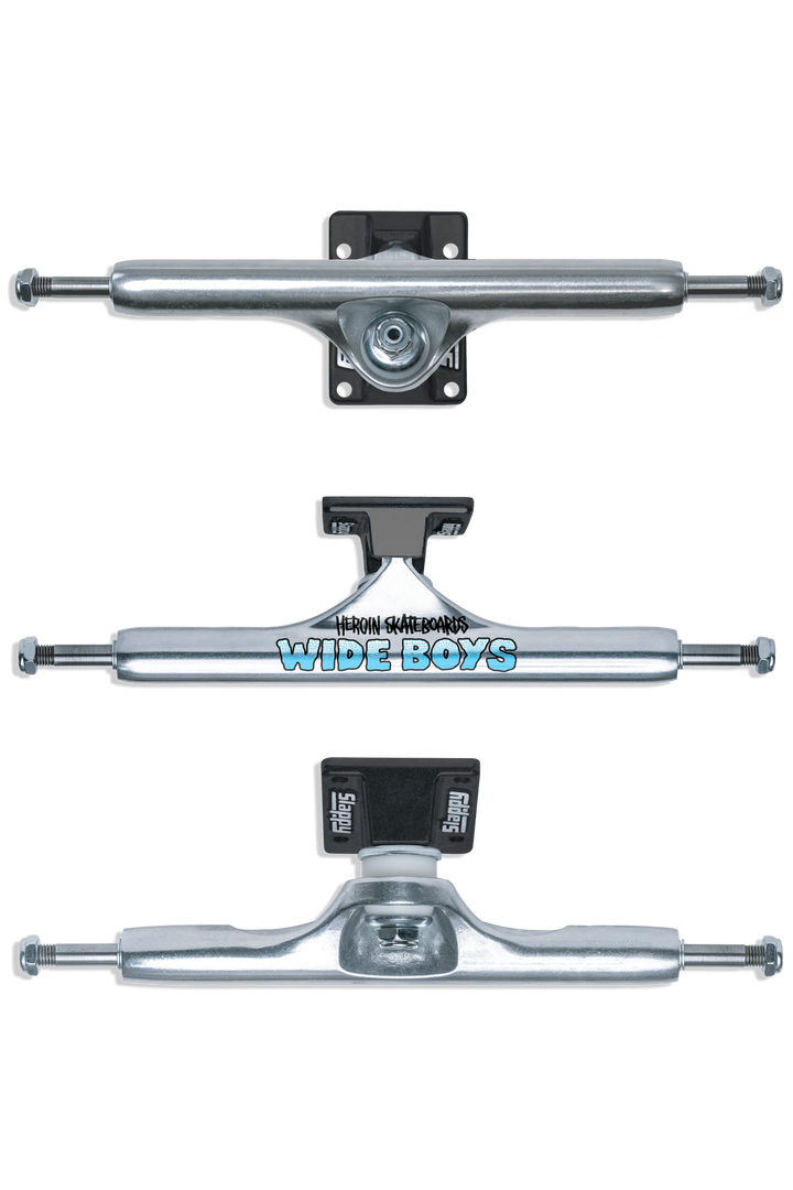 Slappy St1 Hollow Wide Boy Trucks | Polished Black
