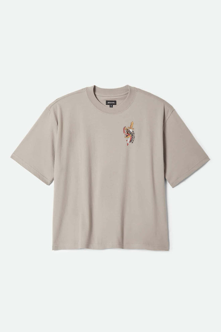 Brixton Sword Short Sleeve Boxed Crop Tee (Men&