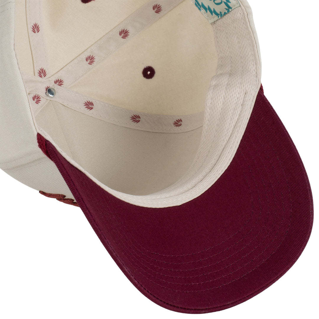 Sendero Cowboy Hat (Unisex) | Cream/Maroon