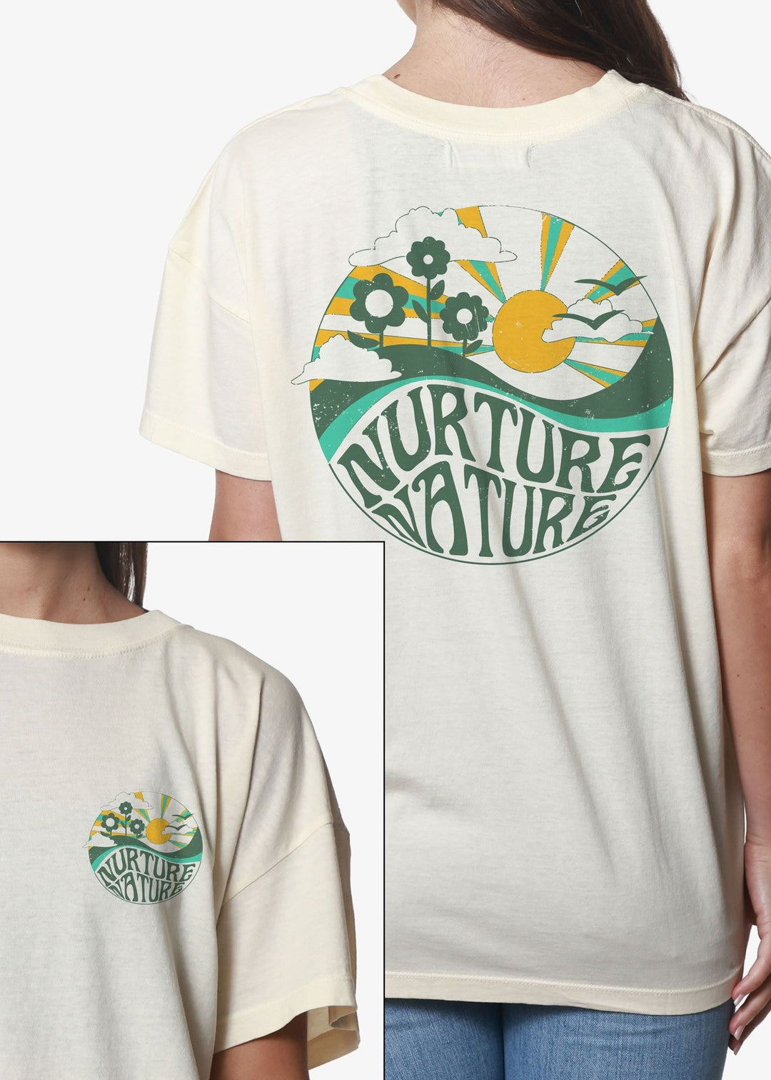 Girl Dangerous Nurture Nature Oversized Tee (Women&