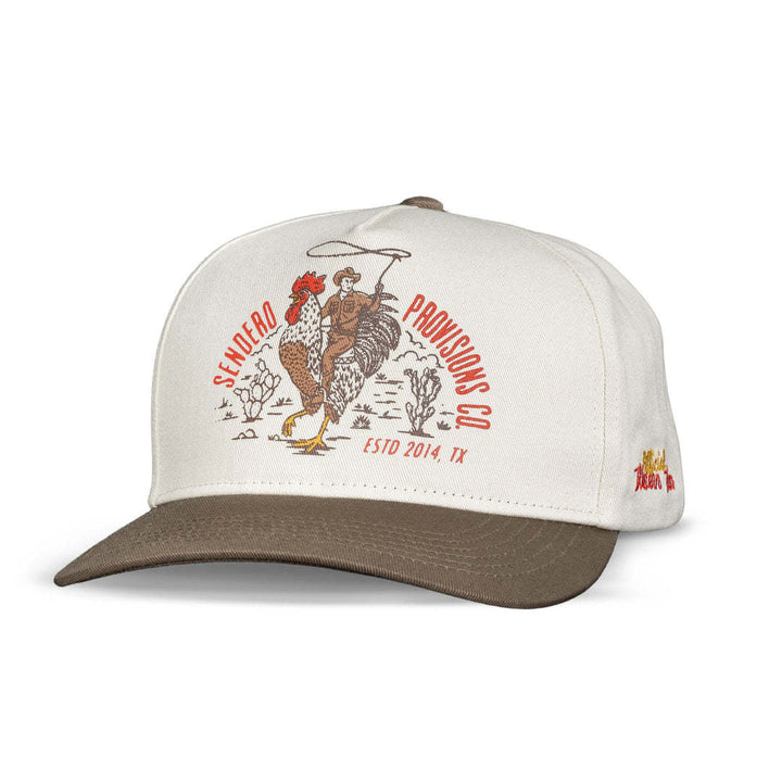 Sendero Official Western Hat (Unisex) | White/Brown