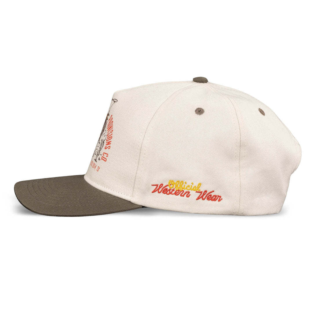 Sendero Official Western Hat (Unisex) | White/Brown