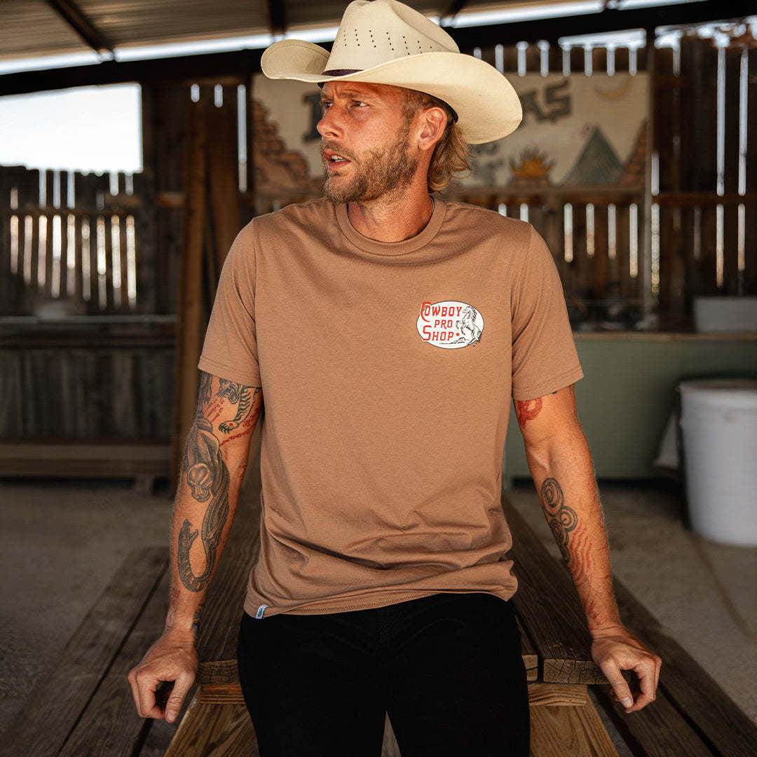 Sendero Cowboy Pro Shop Tee (Men&