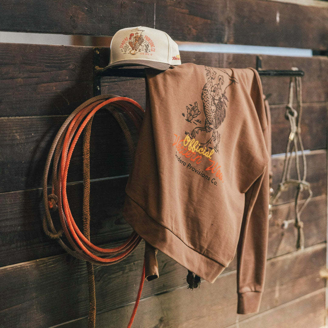 Sendero Official Western Hat (Unisex) | White/Brown