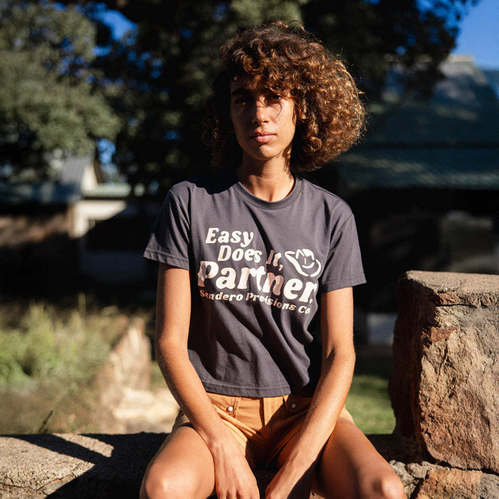 Sendero Easy Does It Crop Tee (Women&