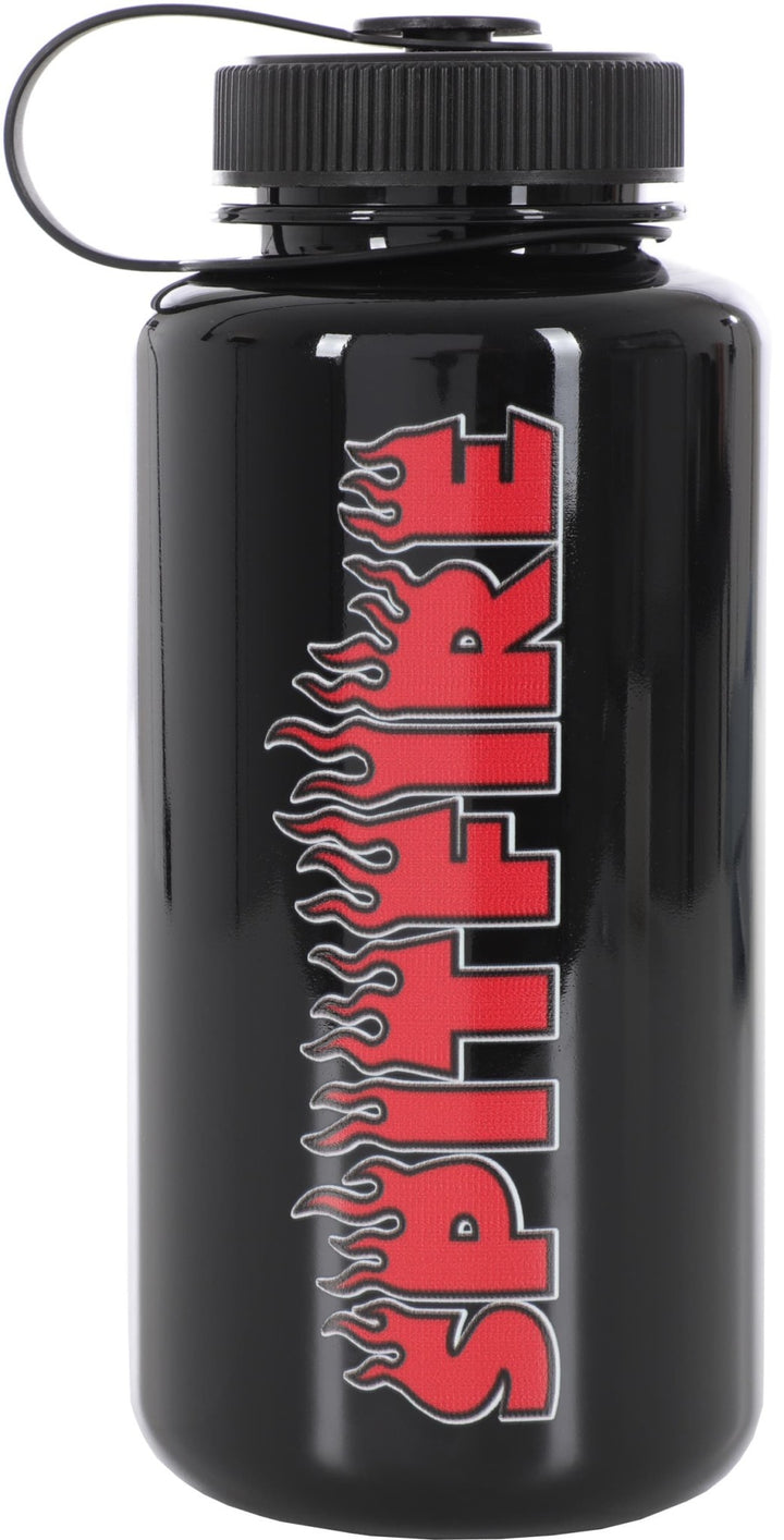Spitfire Demonseed Script Water Bottle (Mens) | Opaque Black/Multi Prints
