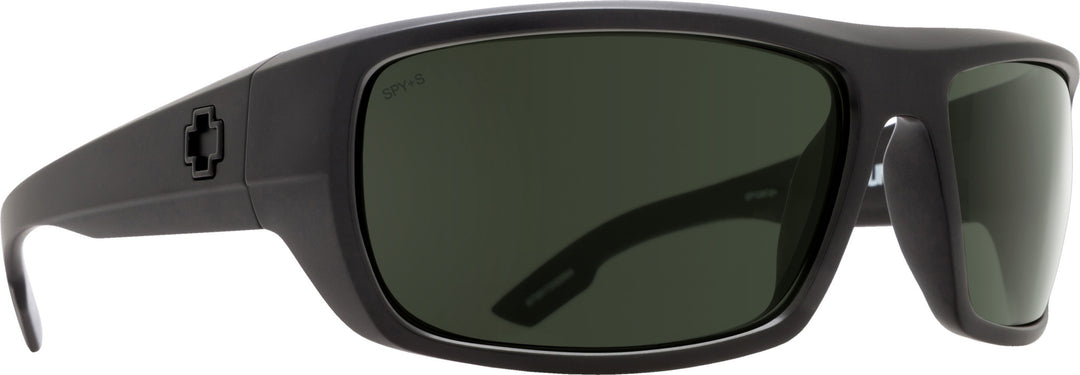 Spy Bounty Matte Black | ANSI RX HD Plus Gray Green Polar
