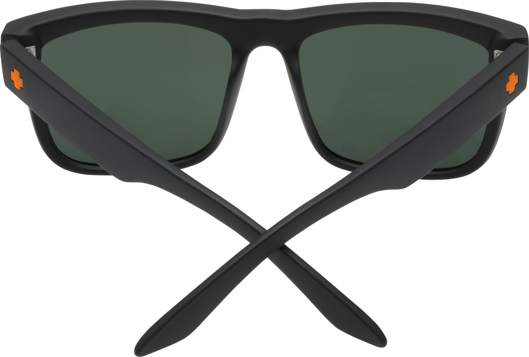 Spy Discord Dale Jr Matte Black | Happy Gray Green w/ Orange Spectra Mirror