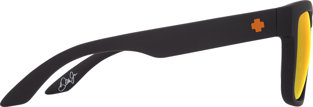 Spy Discord Dale Jr Matte Black | Happy Gray Green w/ Orange Spectra Mirror