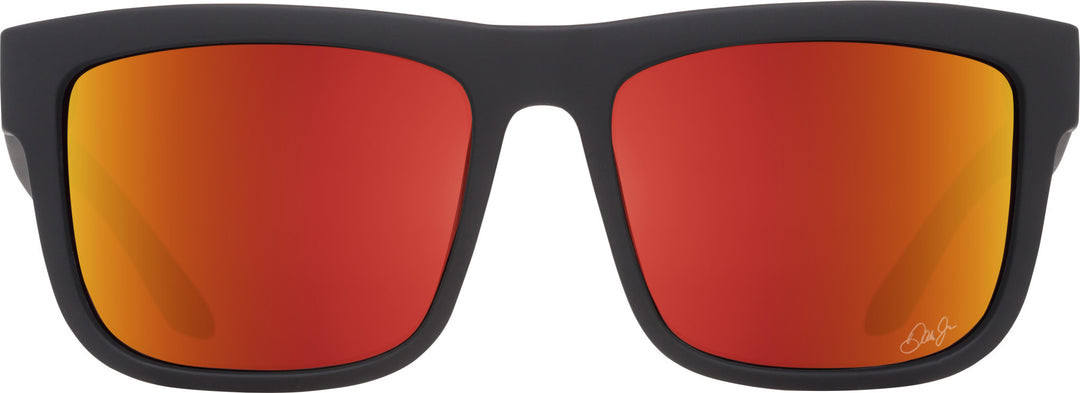 Spy Discord Dale Jr Matte Black | Happy Gray Green w/ Orange Spectra Mirror