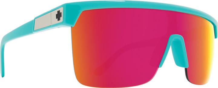 Spy Flynn 5050 Teal | Happy Gray Green w/ Pink Spectra Mirror