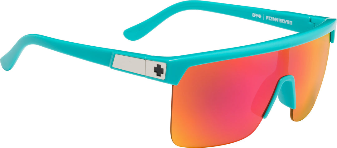 Spy Flynn 5050 Teal | Happy Gray Green w/ Pink Spectra Mirror