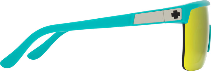 Spy Flynn 5050 Teal | Happy Gray Green w/ Pink Spectra Mirror