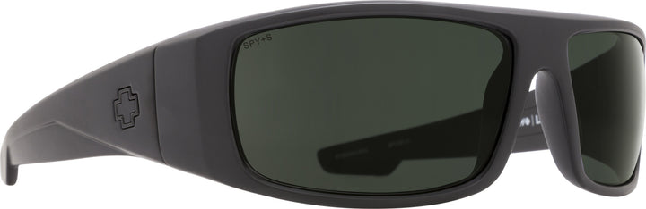 Spy Logan Matte Black ANSI RX | Happy Gray Green